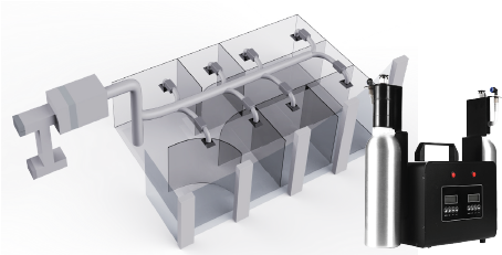 HVAC Ducting Setup Diagram